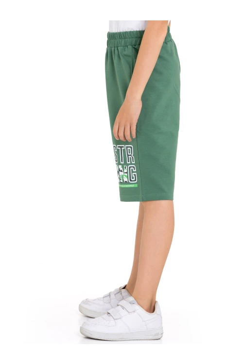 Kargo Cepli Strong Baskılı Şort 73654