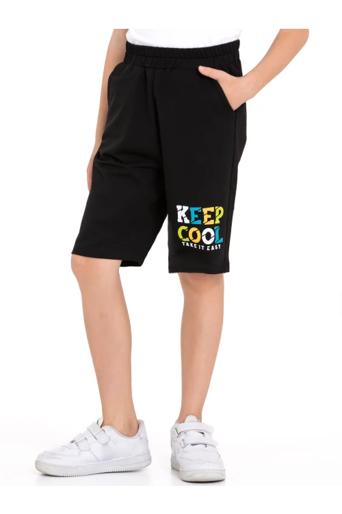 Keep Cool Baskılı Erkek Çocuk Şort 73652