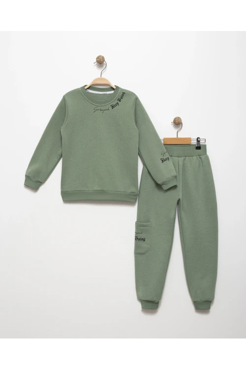 Keep Going Baskılı Takım 16033