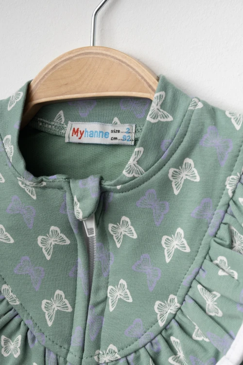 Kelebek Baskılı Hırka 54365