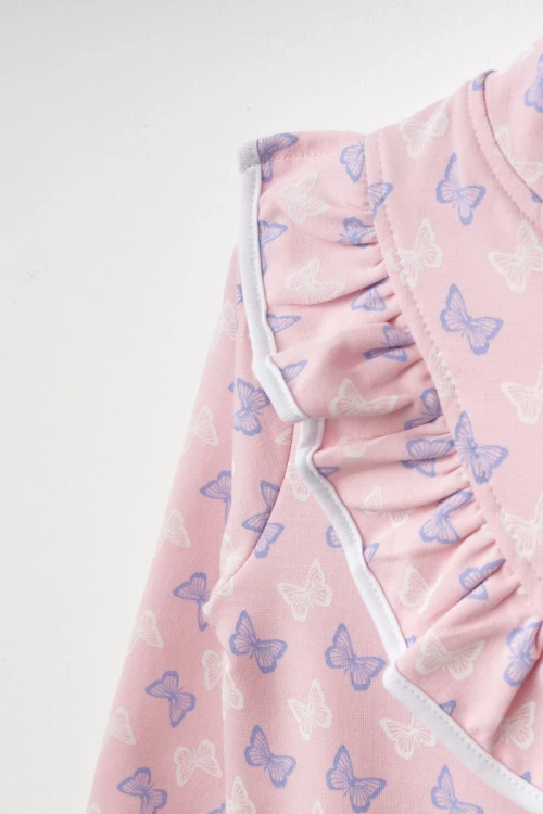 Kelebek Baskılı Hırka 54365