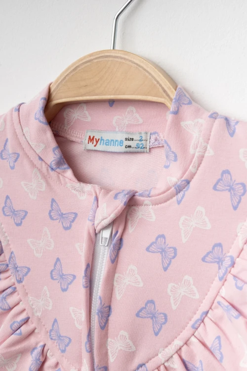 Kelebek Baskılı Hırka 54365