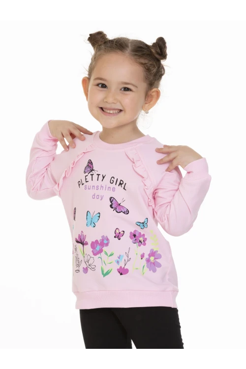 Kelebek Baskılı Sweat 54351