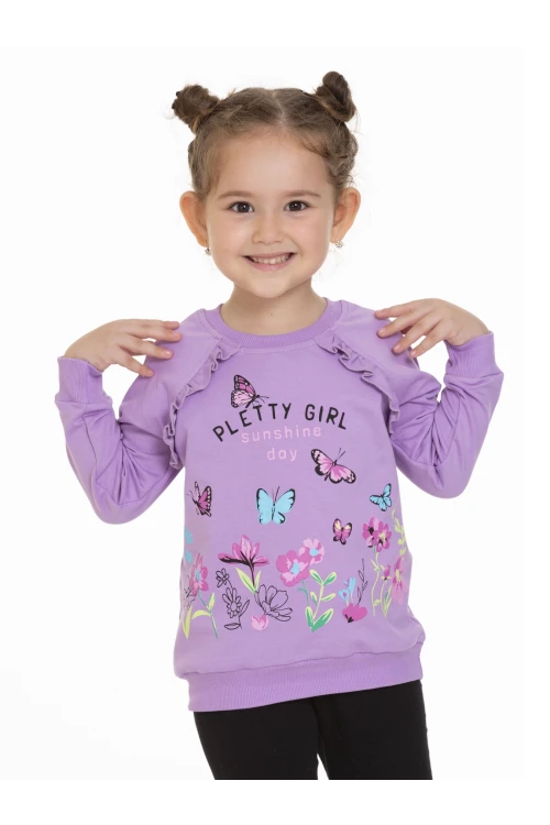 Kelebek Baskılı Sweat 54351