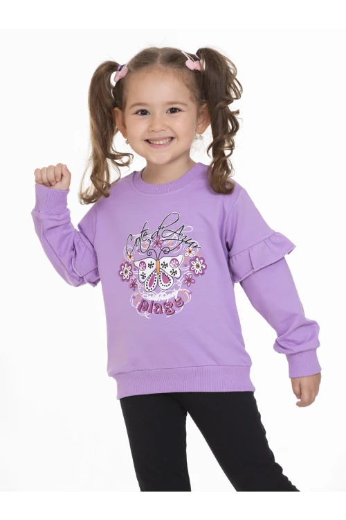 Kelebek Baskılı Sweat 54353