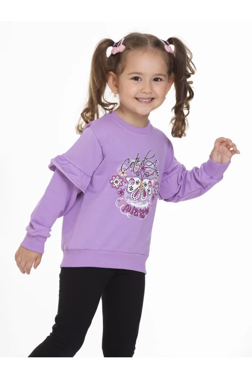 Kelebek Baskılı Sweat 54353