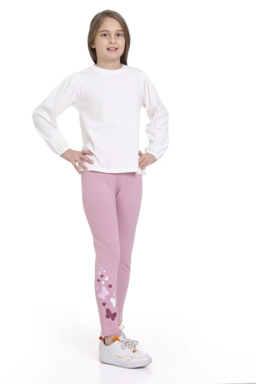 Kelebek Baskılı Tayt 54881