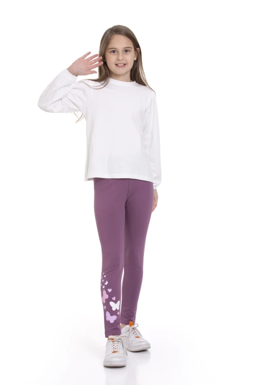 Kelebek Baskılı Tayt 54881