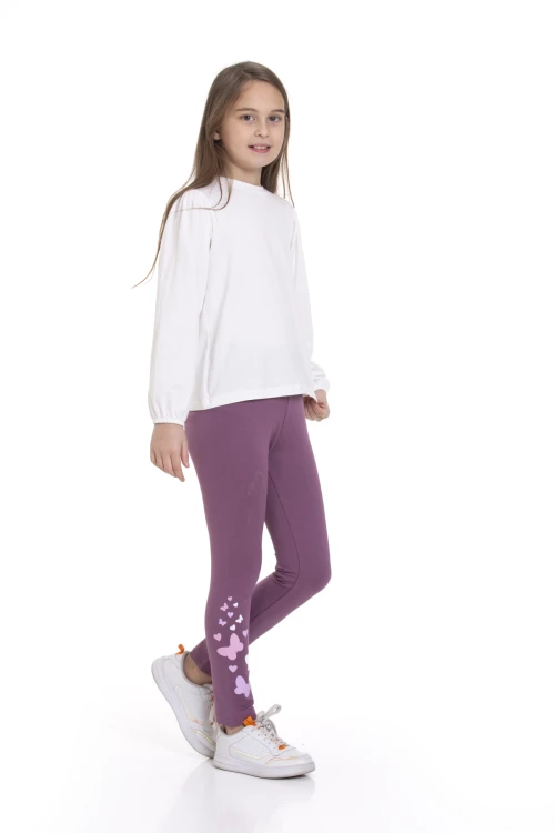 Kelebek Baskılı Tayt 54881