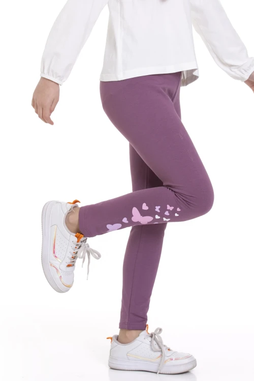 Kelebek Baskılı Tayt 54881