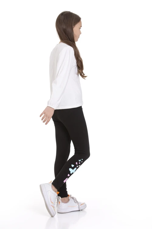 Kelebek Baskılı Tayt 54881