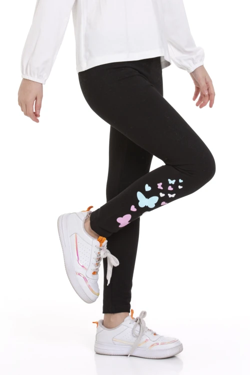 Kelebek Baskılı Tayt 54881