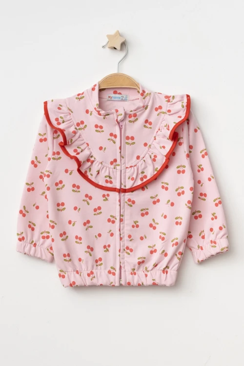 Kiraz Desenli Hırka 54364