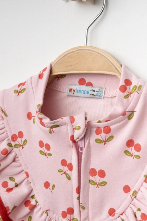 Kiraz Desenli Hırka 54364