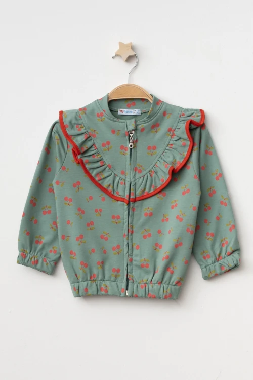 Kiraz Desenli Hırka 54364