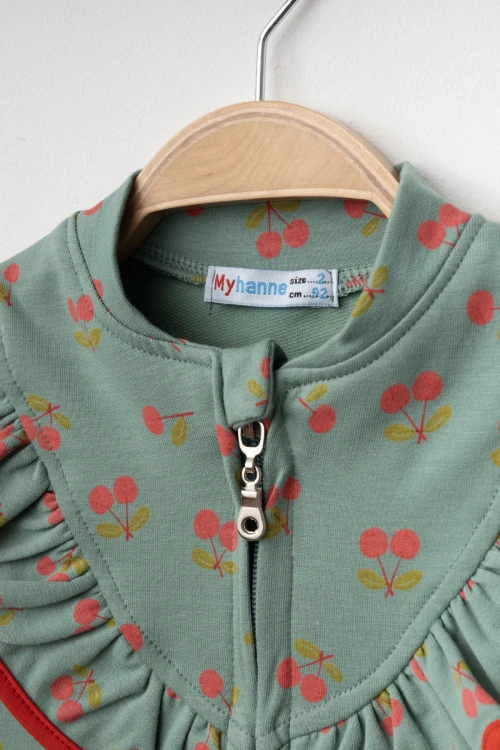 Kiraz Desenli Hırka 54364