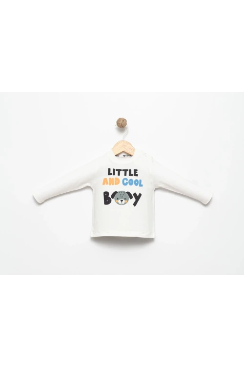 Köpek Nakışlı Yelekli Erkek Takım 15522