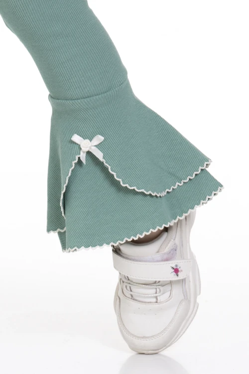 Kroşetalı İspanyol Paça Tayt 54886