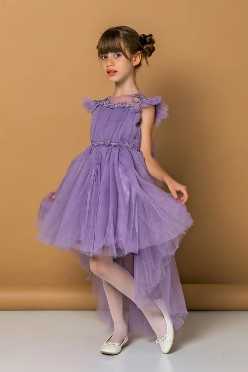 Kuyruklu Tüllü Abiye 2287