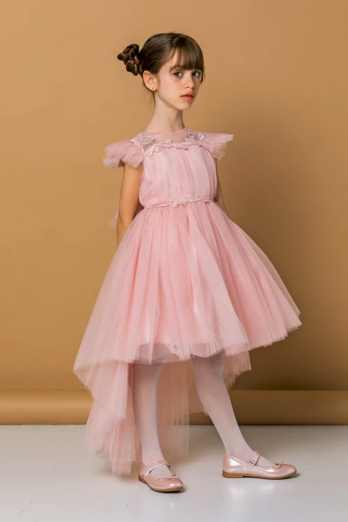 Kuyruklu Tüllü Abiye 2287