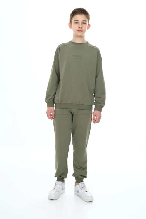 Memories Of The Baskılı Cepli Erkek Takım 7112