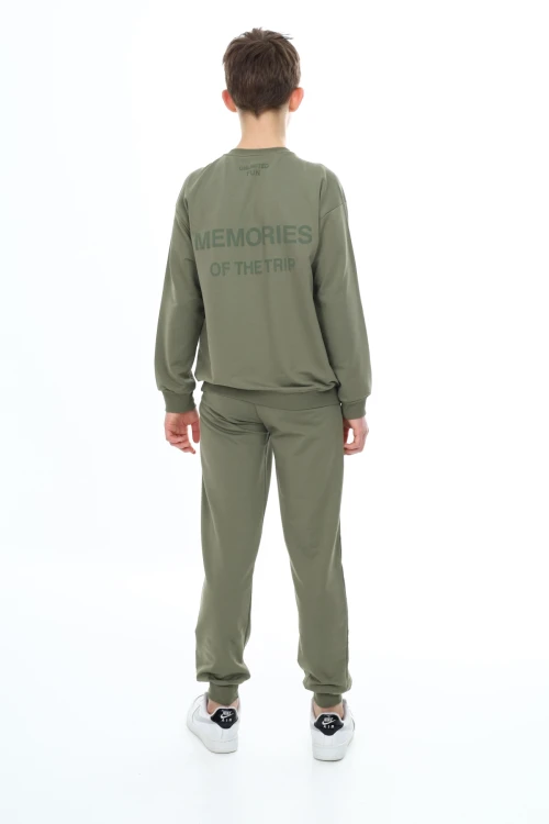 Memories Of The Baskılı Cepli Erkek Takım 7112