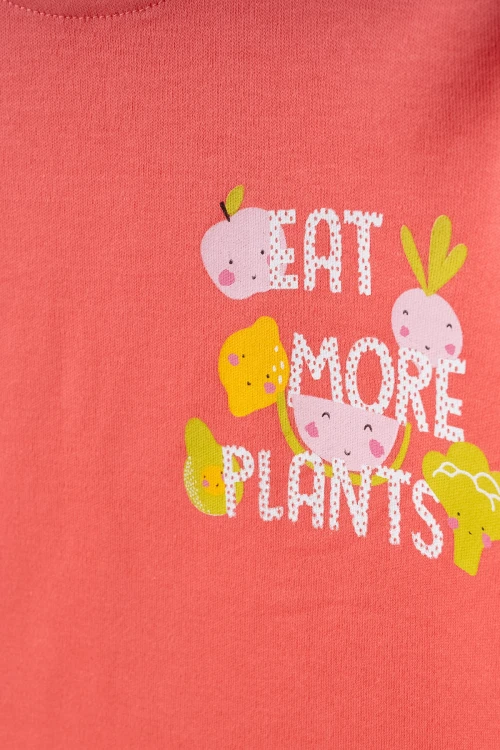 Meyve Sebze Baskılı Pamuklu Pijama Takımı 45165