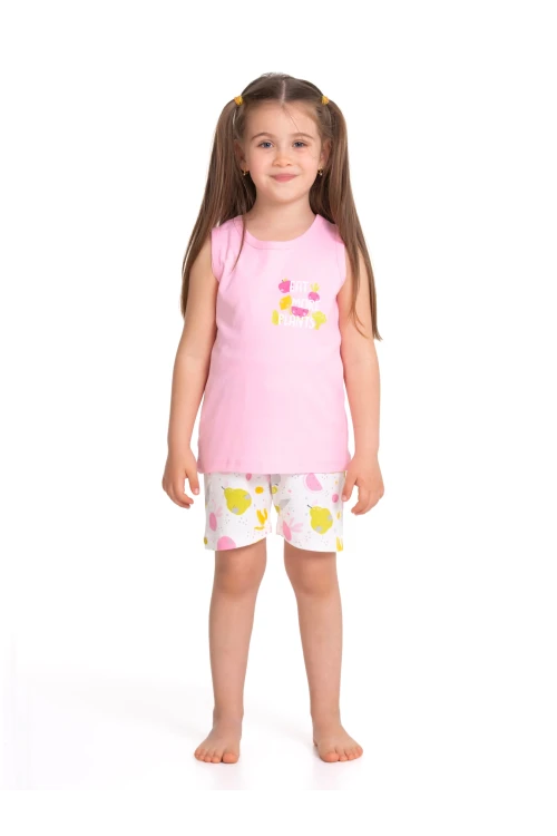 Meyve Sebze Baskılı Şortlu Pijama Takım 54333