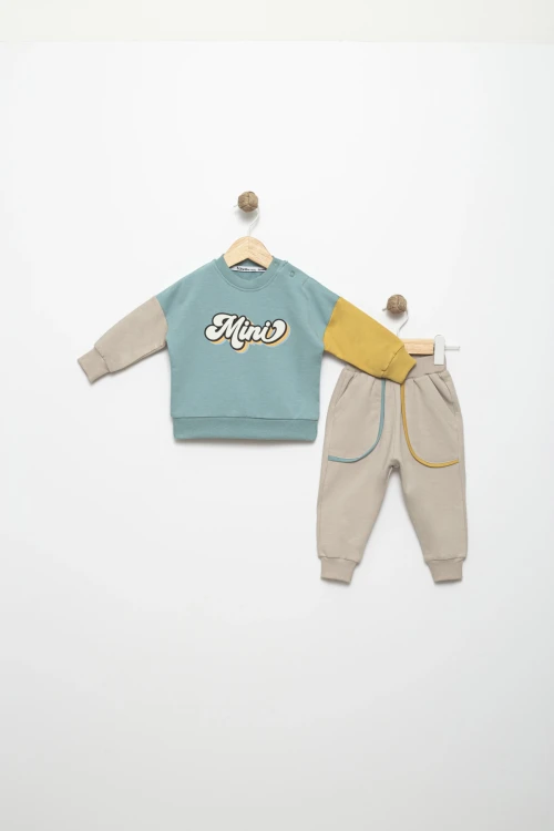 Mini Baskılı Erkek Takım 15515