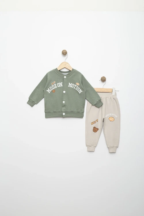 Mode On Motion Baskılı Erkek Takım 15538