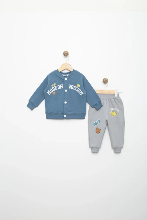 Mode On Motion Baskılı Erkek Takım 15538