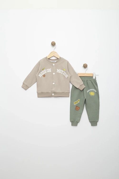 Mode On Motion Baskılı Erkek Takım 15538