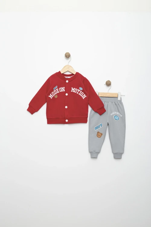 Mode On Motion Baskılı Erkek Takım 15538