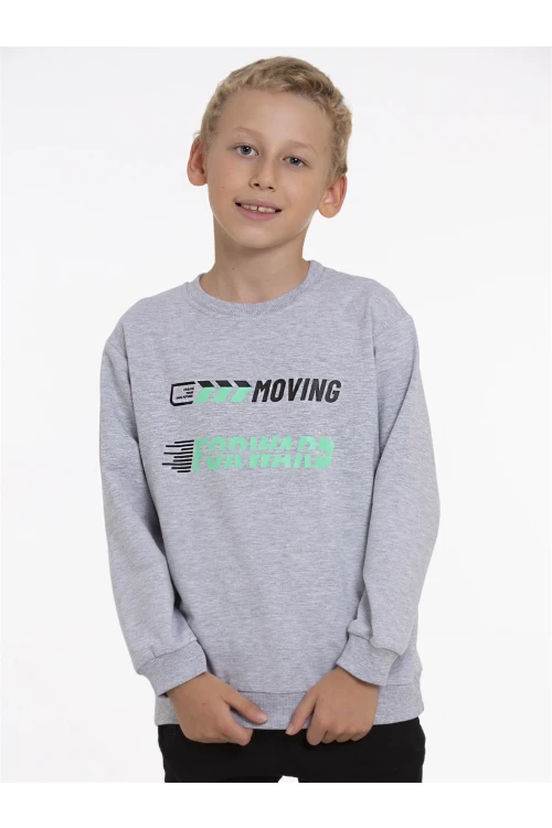 Moving Forward Baskılı Sweat 54451