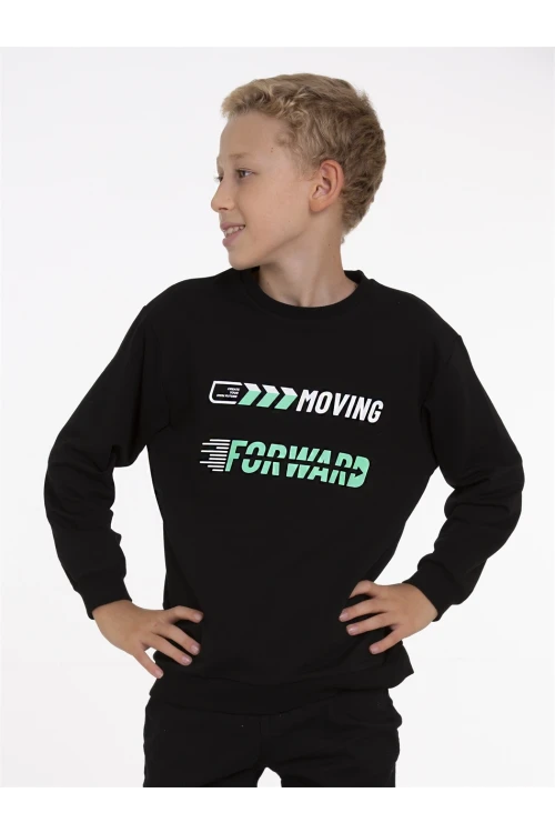 Moving Forward Baskılı Sweat 54451