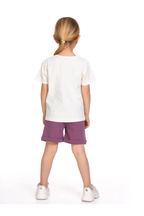 Papatya Baskılı Şortlu Takım 73205