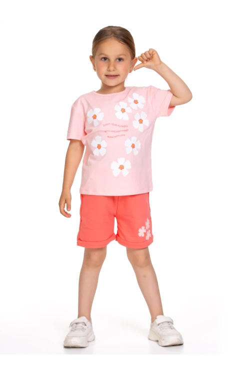 Papatya Baskılı Şortlu Takım 73205