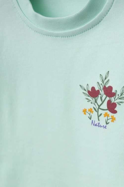 Nature Baskılı Pijama Takımı 2001