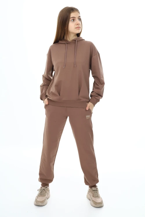 On Armalı Kapşonlu Kız Takım 5050