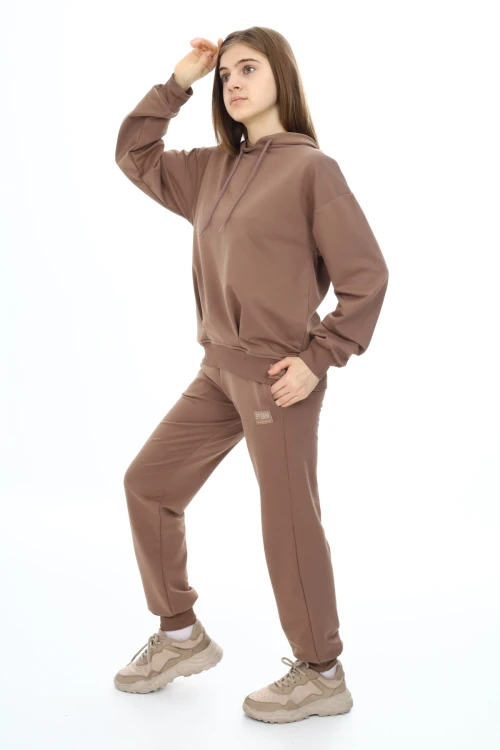 On Armalı Kapşonlu Kız Takım 5050