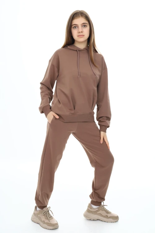 On Armalı Kapşonlu Kız Takım 5050