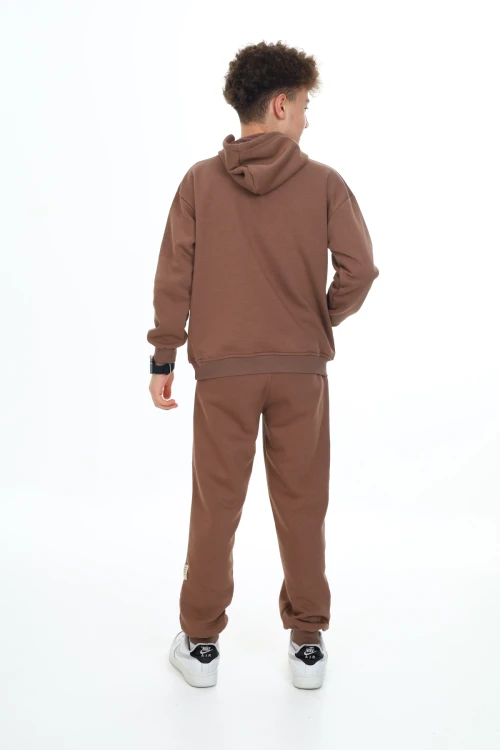 Önü Cepli Kapşonlu Erkek Takım 7136