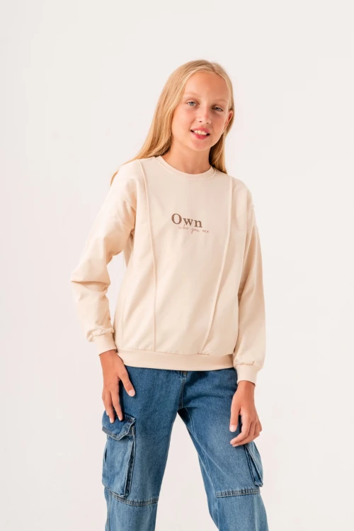 Own Who You Are Baskılı Sweat 11955