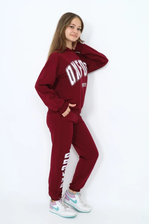 Oxford Baskılı Kız Takım 7146