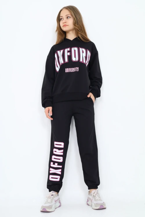 Oxford Baskılı Kız Takım 7146