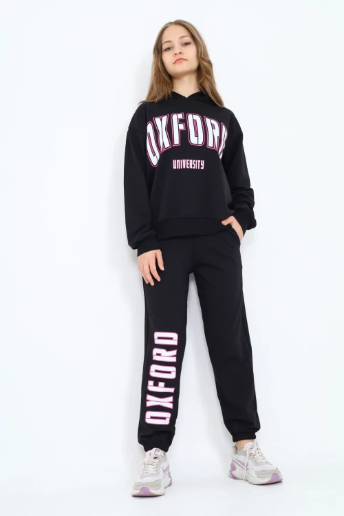 Oxford Baskılı Kız Takım 7146