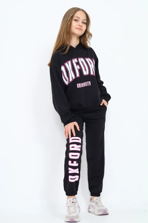 Oxford Baskılı Kız Takım 7146