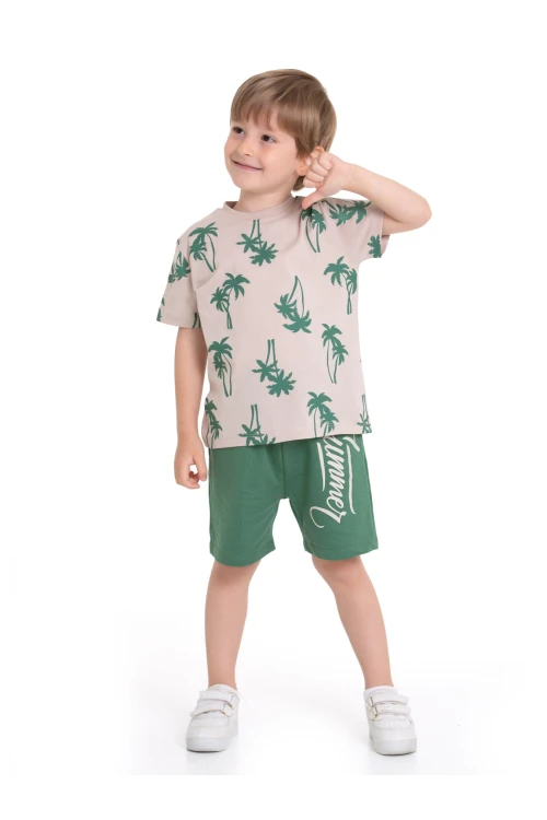 Palmiye Baskılı 2li Takım 73307