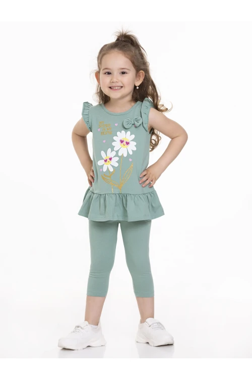 Papatya Baskılı Fırfırlı Takım 63106