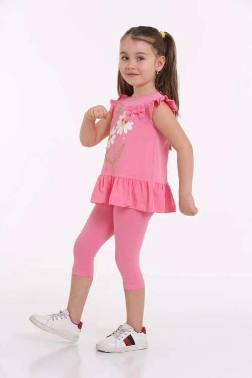 Papatya Baskılı Fırfırlı Takım 63106